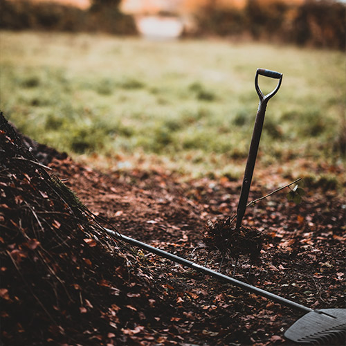 Transport zur Kompostieranlage